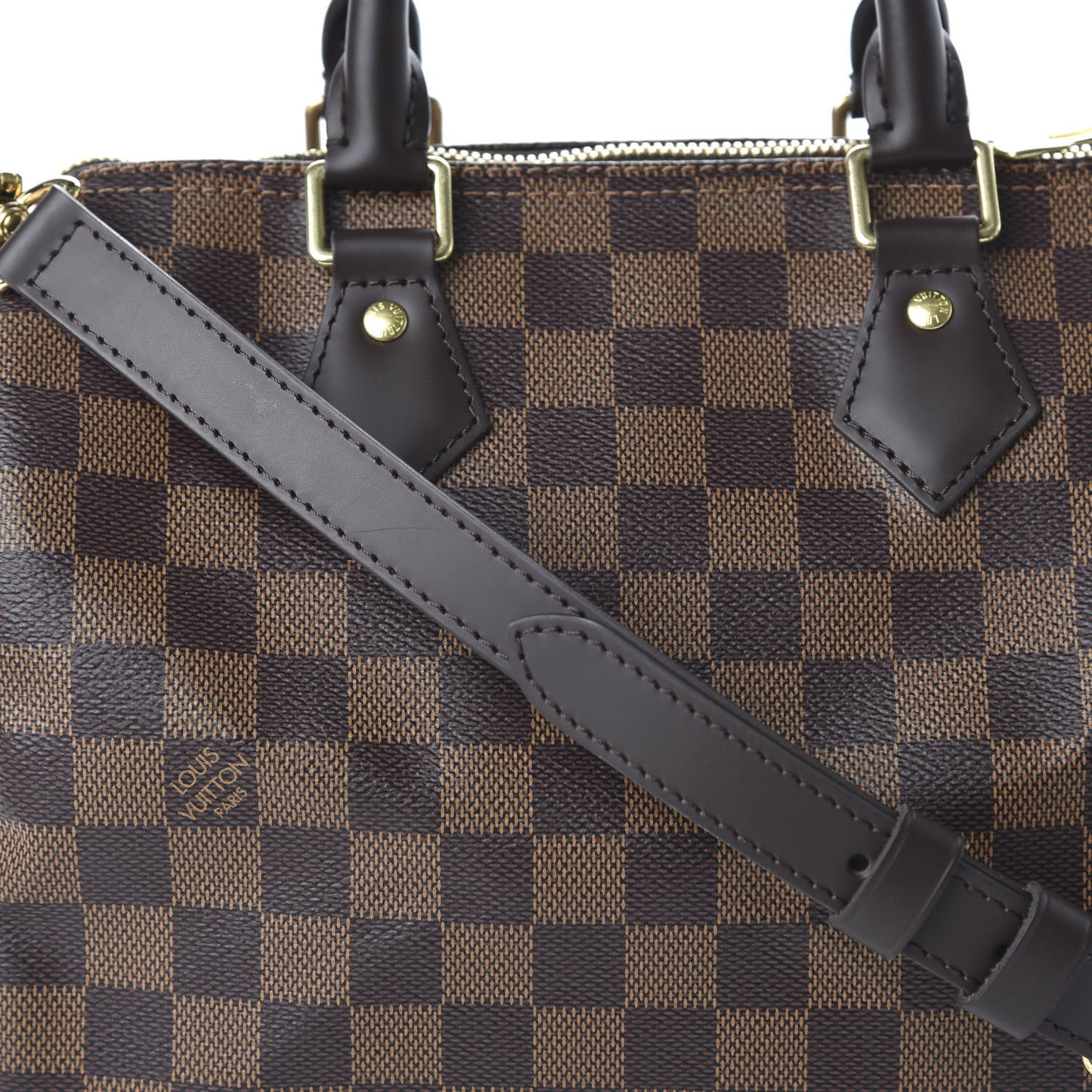 Damier Ebene Speedy Bandouliere 25