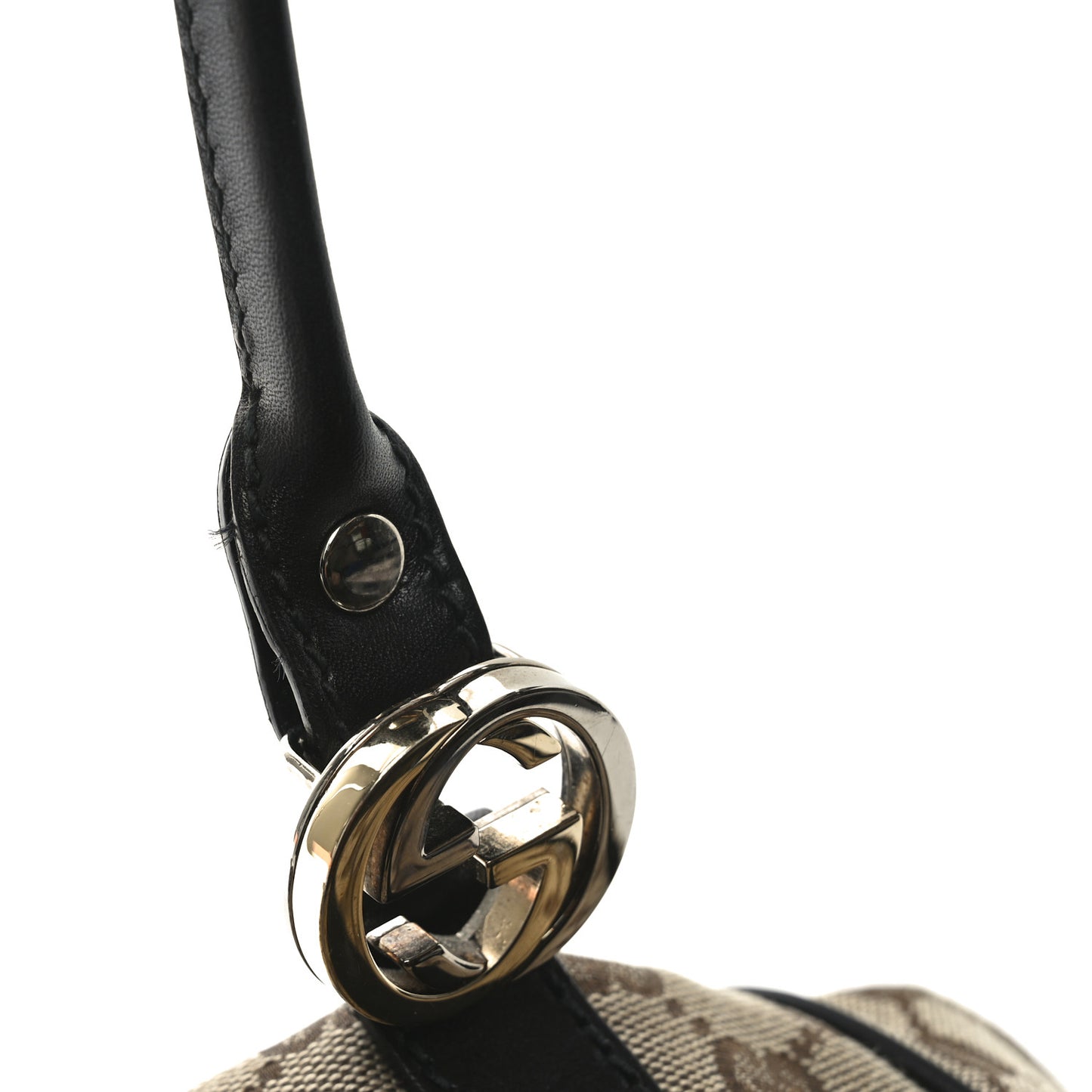 Monogram Medium GG Twins Shoulder Bag Brown