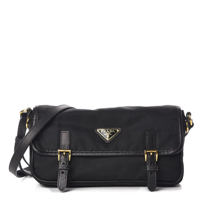 Prada Nylon Tessuto Saffiano Crossbody Black 1 of 13
