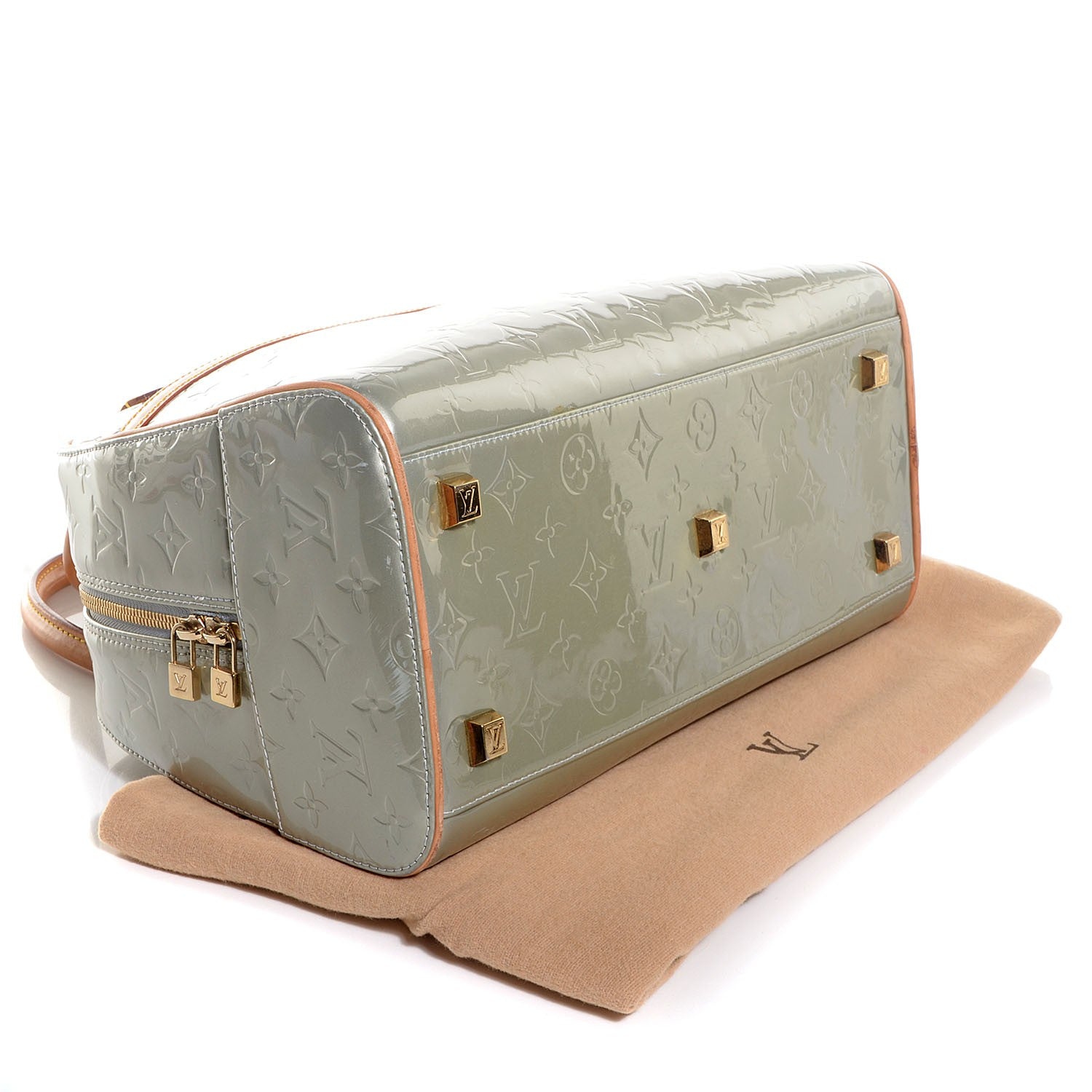 Louis Vuitton Vernis Tompkins Square Silver 4 of 7