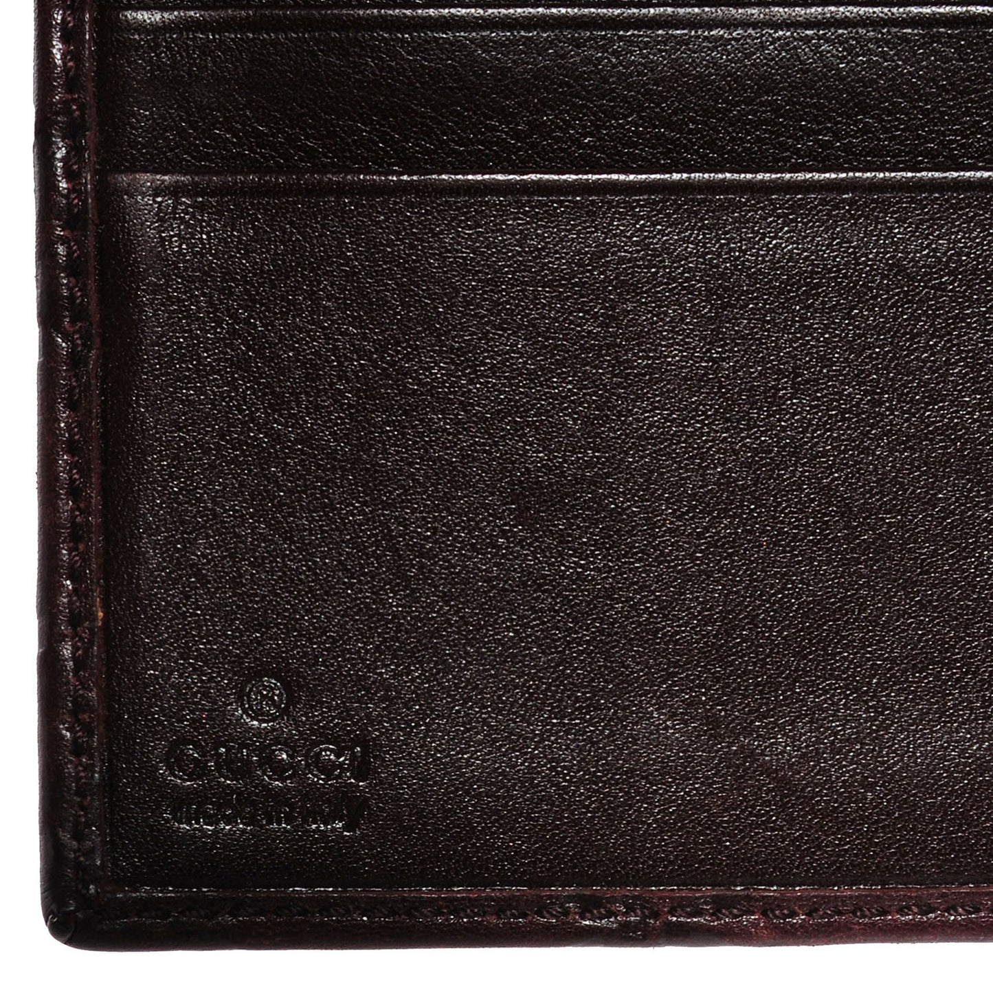Guccissima Princy Compact Wallet Chocolate