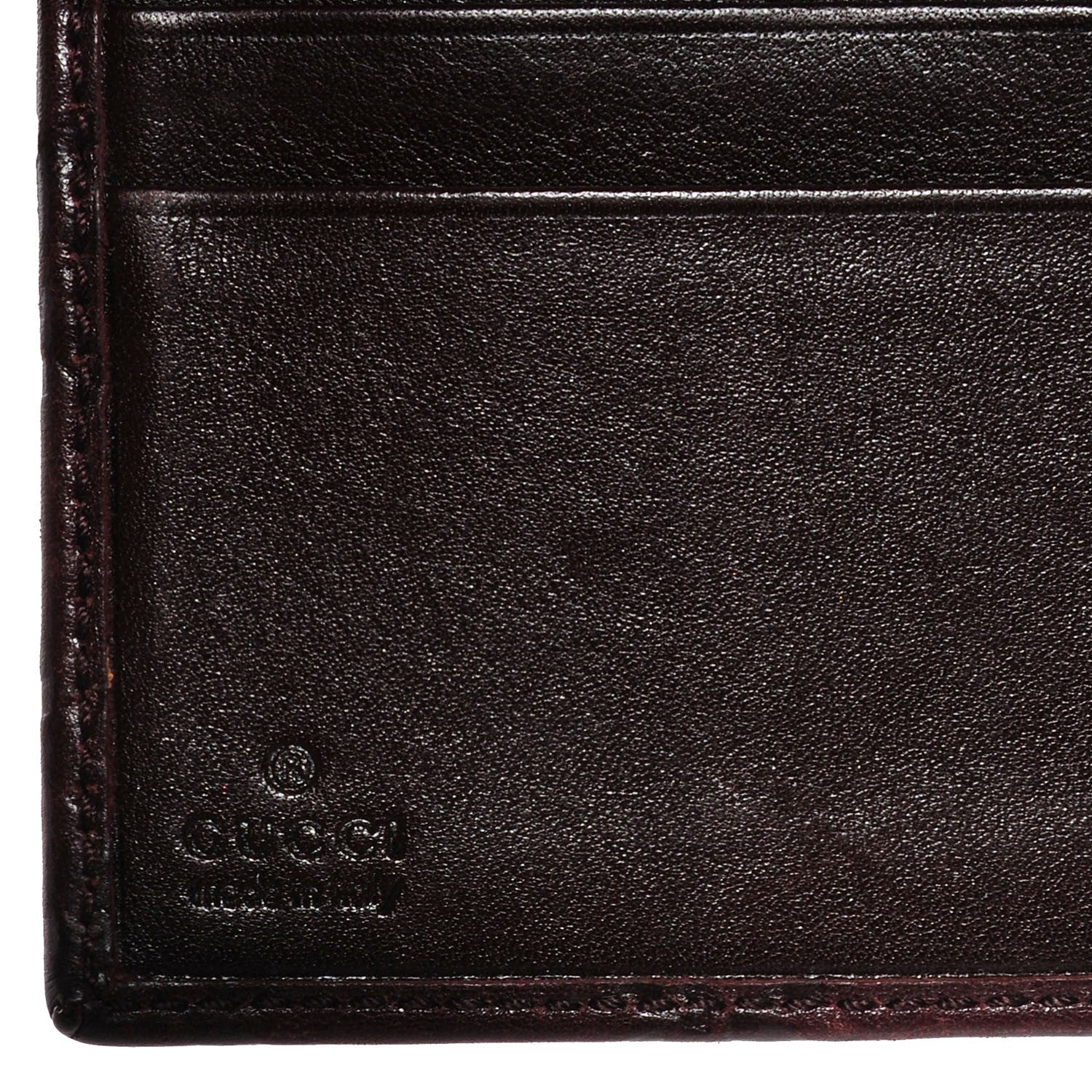 Gucci Guccissima Princy Compact Wallet Chocolate 6 of 7