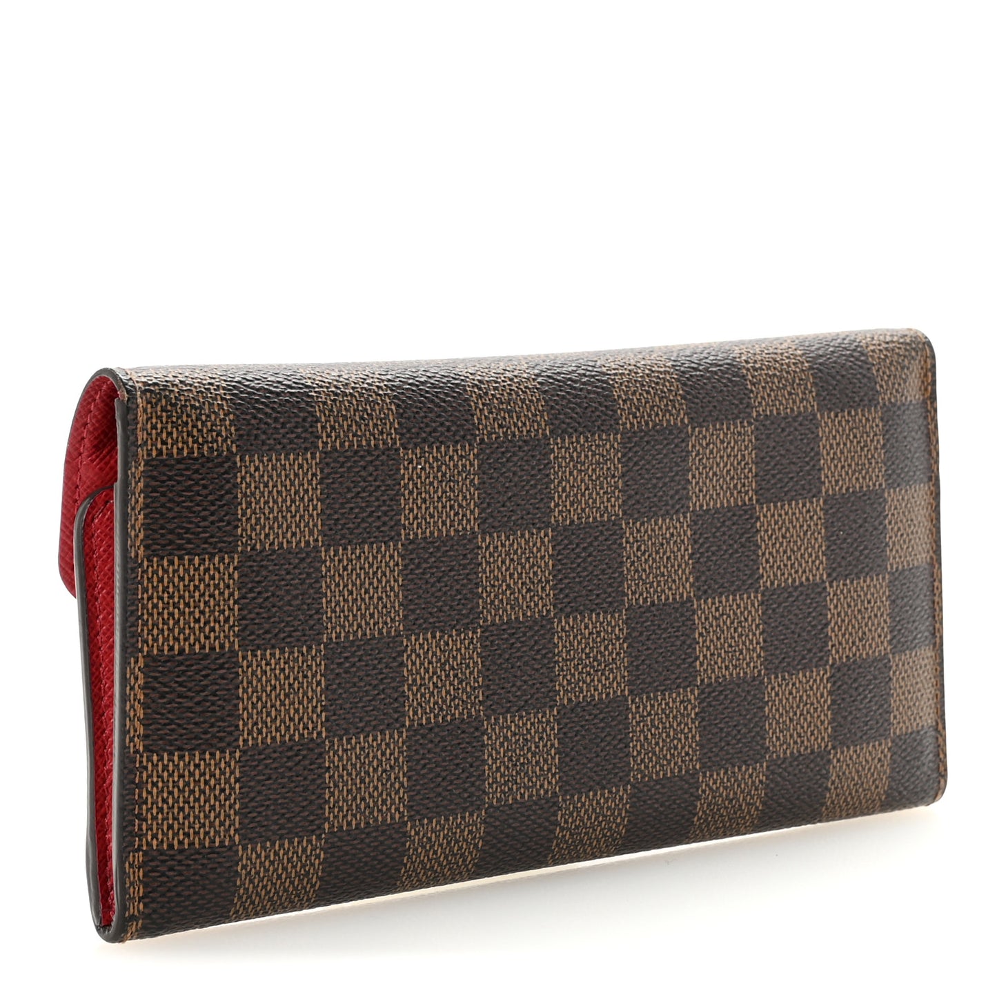 Damier Ebene Josephine Wallet Red