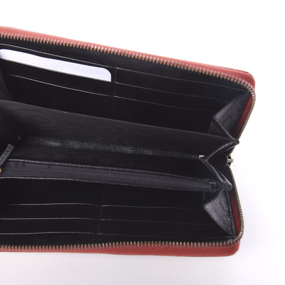 Gucci Azalea Calfskin Matelasse Diagonal Patchwork Torchon GG Marmont Zip Around Wallet Black Beige Romantic Cerise 5 of 7