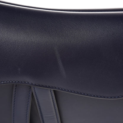 Christian Dior Calfskin Saddle Bag Indigo Blue 8 of 9