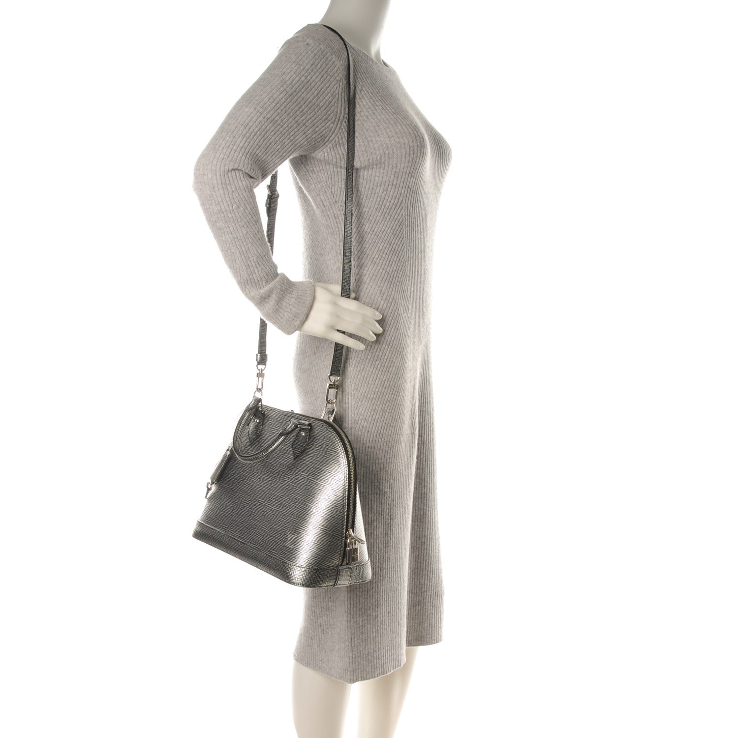 Louis Vuitton Epi Alma PM Platine 2 of 6