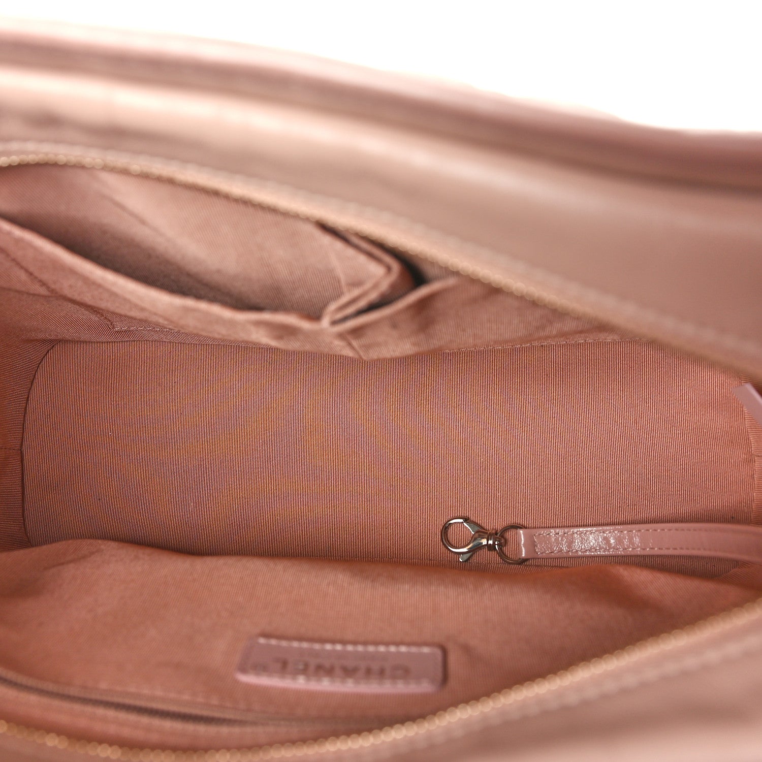 Chanel Aged Calfskin Chevron Quilted Medium Gabrielle Hobo Pink 5 of 9