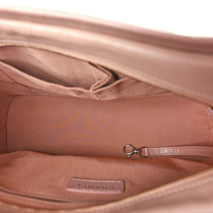 Chanel Aged Calfskin Chevron Quilted Medium Gabrielle Hobo Pink 5 of 9