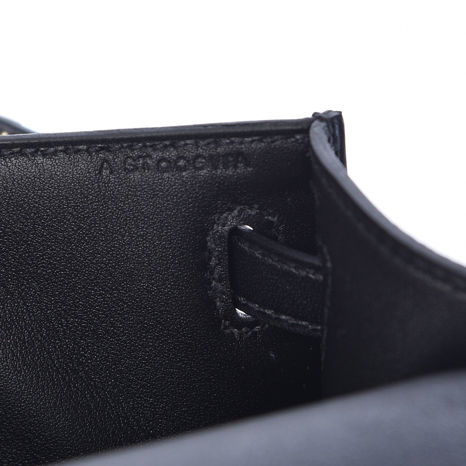 Hermes Swift Kelly Pochette Clutch Black 7 of 9