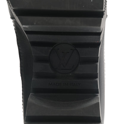 Louis Vuitton Suede Monogram Laureate Platform Desert Boots 40 Kaki Black 6 of 9