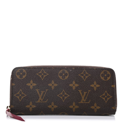 Louis Vuitton Monogram Clemence Wallet Fuchsia 1 of 8