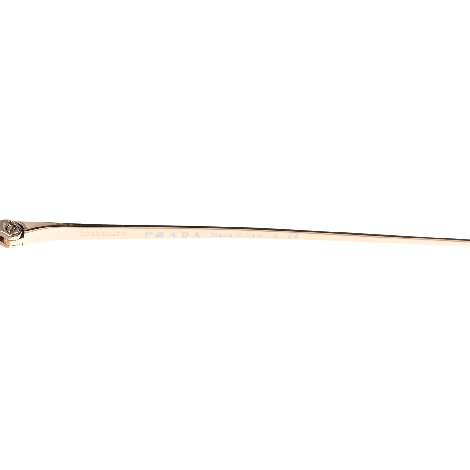 Prada Cat Eye Sunglasses SPR 64U Gold 6 of 8