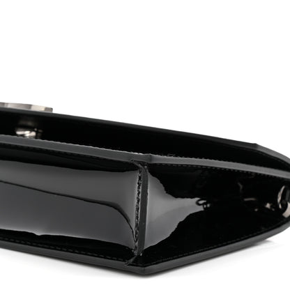 Christian Louboutin Patent Calfskin Loubi54 Crossbody Clutch Black 9 of 9