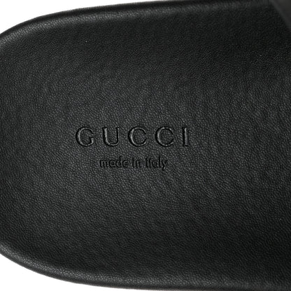 Gucci Nylon Web Womens Slide Sandals 40 Black Green Red 6 of 9