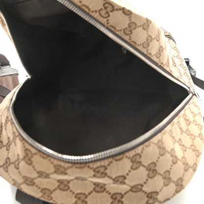 Gucci GG Monogram Travel Backpack Dark Brown 5 of 11