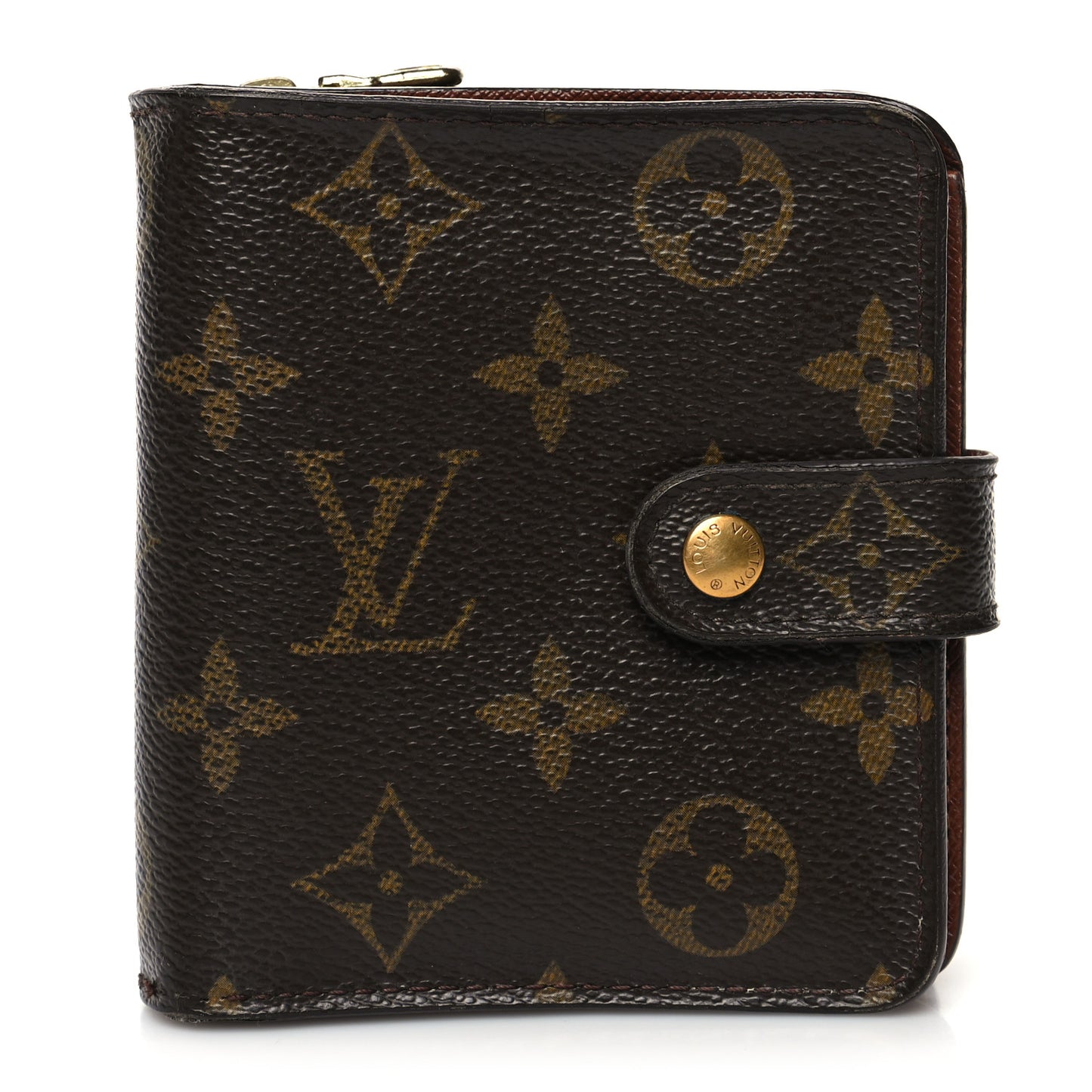 Monogram Compact Zippe Zipped Wallet