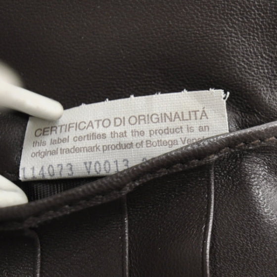 Bottega Veneta Nappa Intrecciato French Flap Wallet Ebano 1 of 1