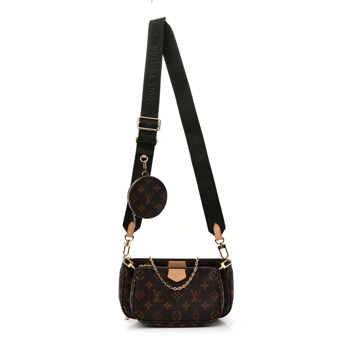 Monogram Multi Pochette Accessories Kaki