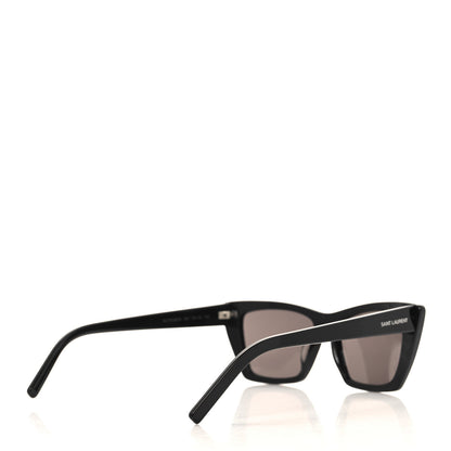 Saint Laurent Acetate Mica Cat Eye Sunglasses SL 276 Black 4 of 8