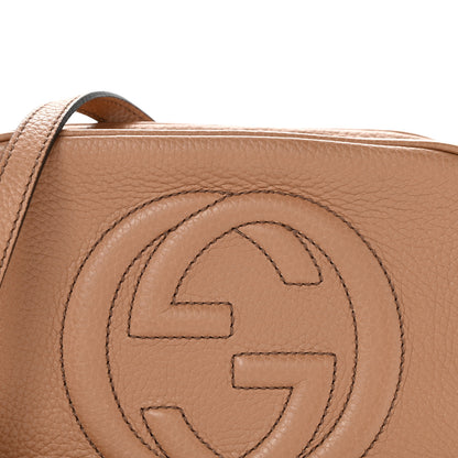Gucci Pebbled Calfskin Small Soho Disco Bag Camelia Camelia 8 of 11