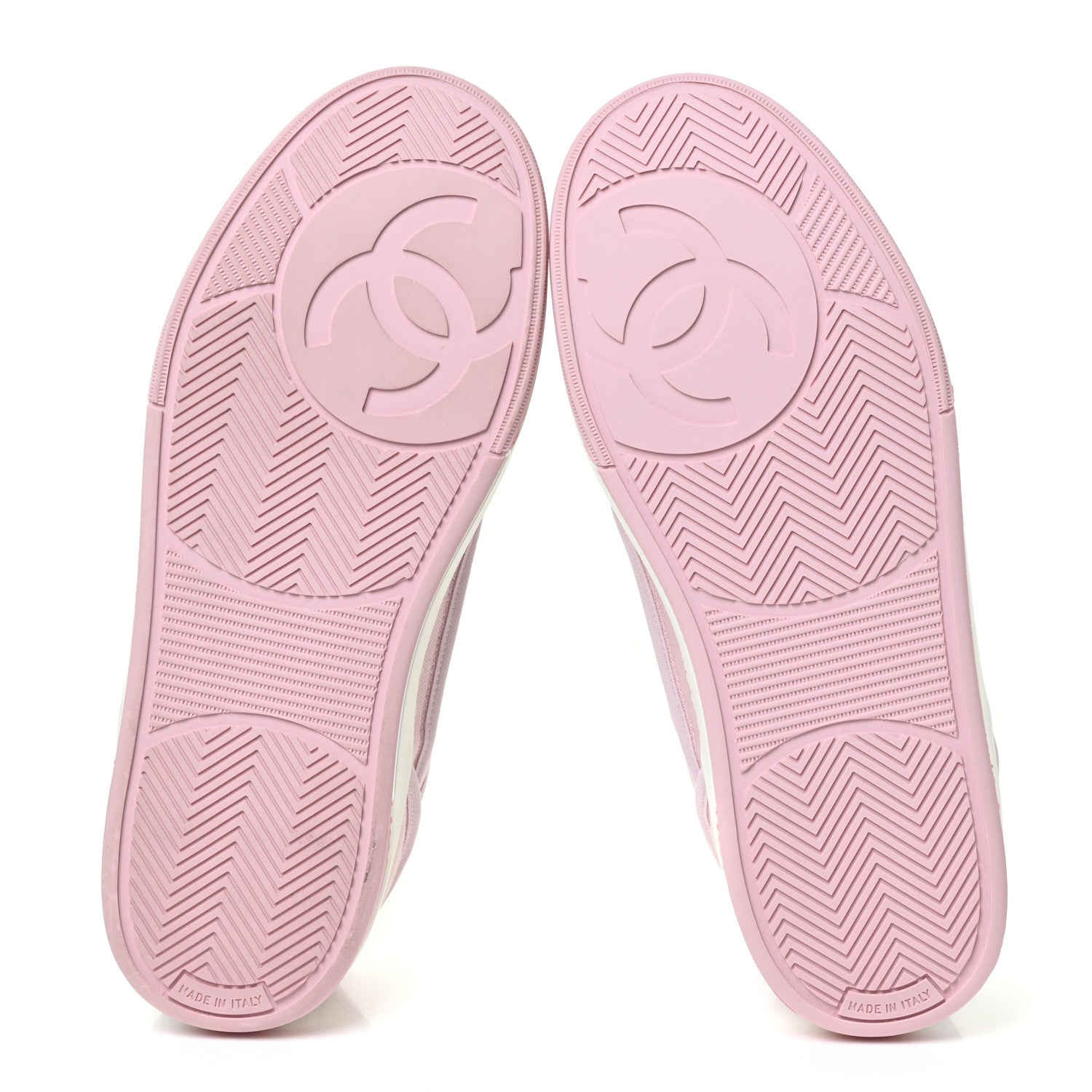 Chanel Fabric Womens Logo Sneakers 38 Light Pink 6 of 13