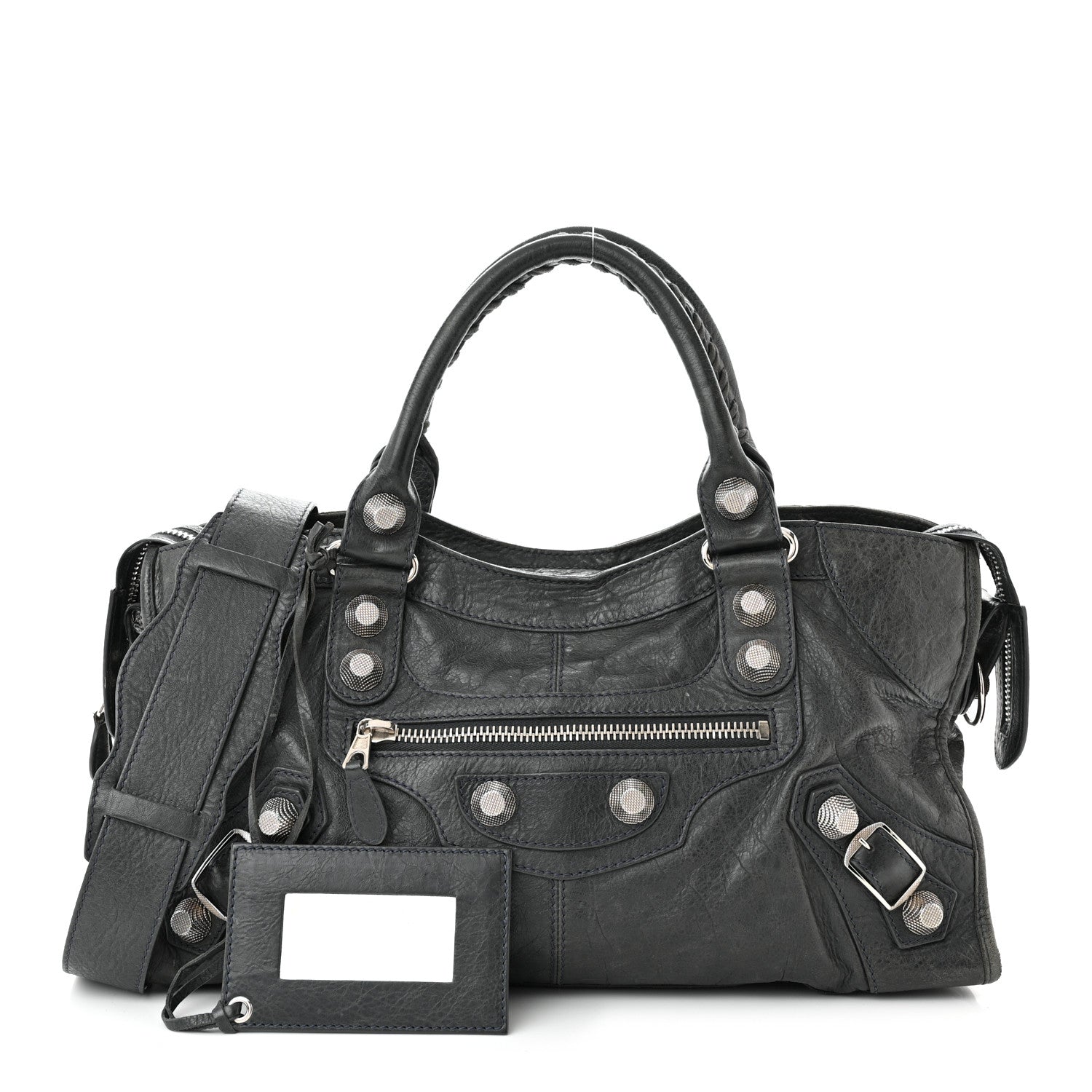 Balenciaga Agneau Giant 21 Silver Hardware Part Time Anthracite 1 of 15