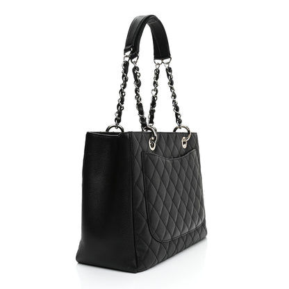Chanel Caviar Quilted Grand Shopping Tote GST Black 3 of 15