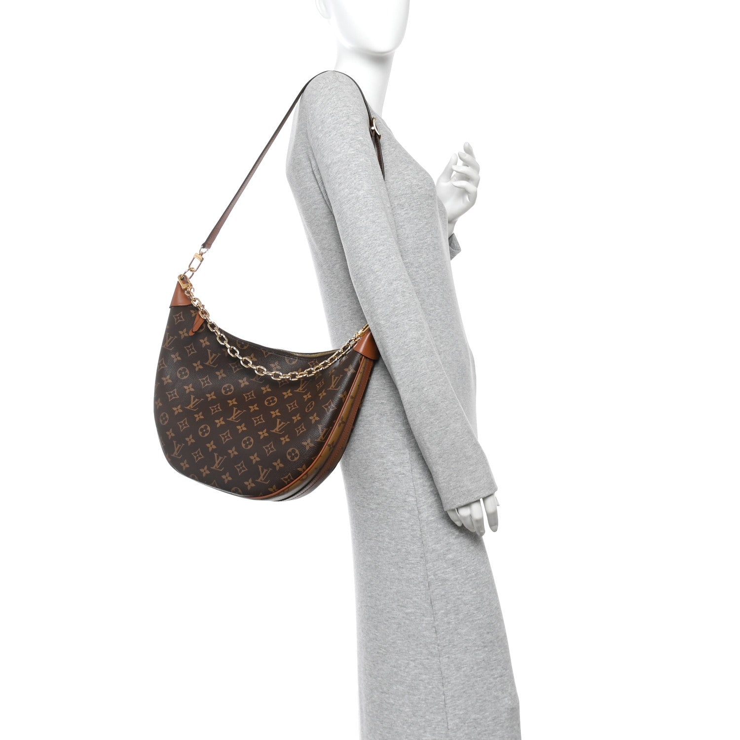 Louis Vuitton Reverse Monogram Loop Hobo 2 of 11