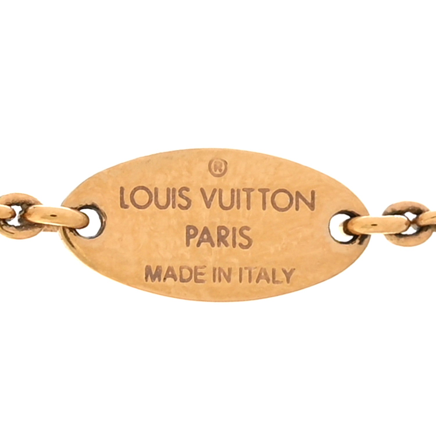 Louis Vuitton Essential V Necklace Gold 1844835 – FASHIONPHILE