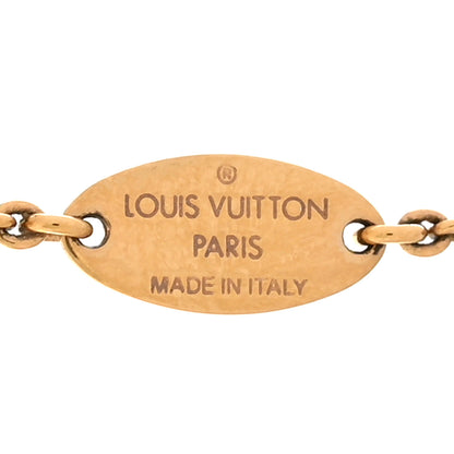 Louis Vuitton Essential V Necklace Gold 5 of 7