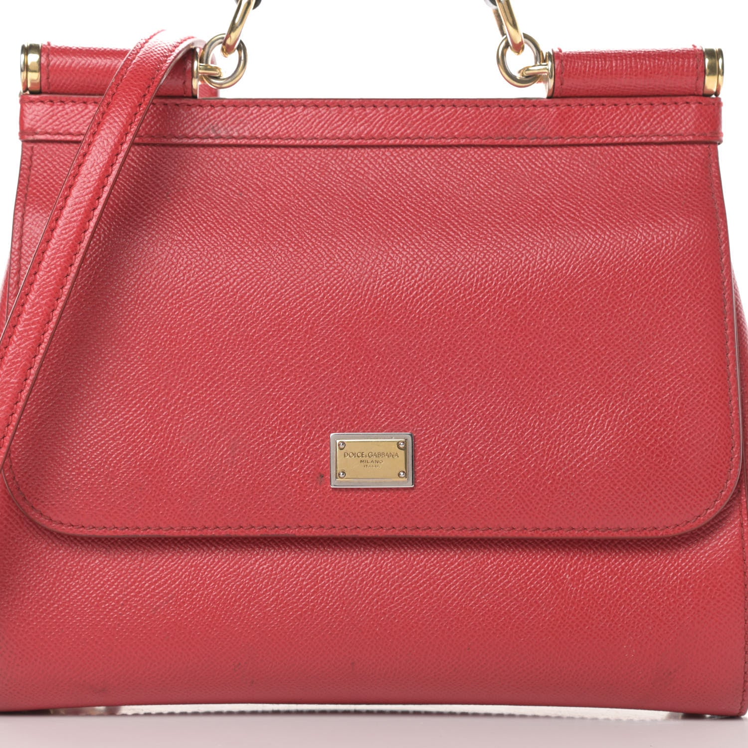Dolce & Gabbana Dauphine Embellished Medium Miss Sicily Satchel Red 9 of 16