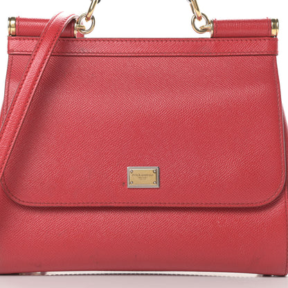Dolce & Gabbana Dauphine Embellished Medium Miss Sicily Satchel Red 9 of 16