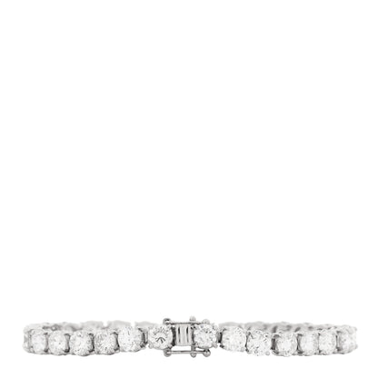 Parker & West by FASHIONPHILE Platinum Diamond 17.16ctw Tennis Bracelet 3 of 6