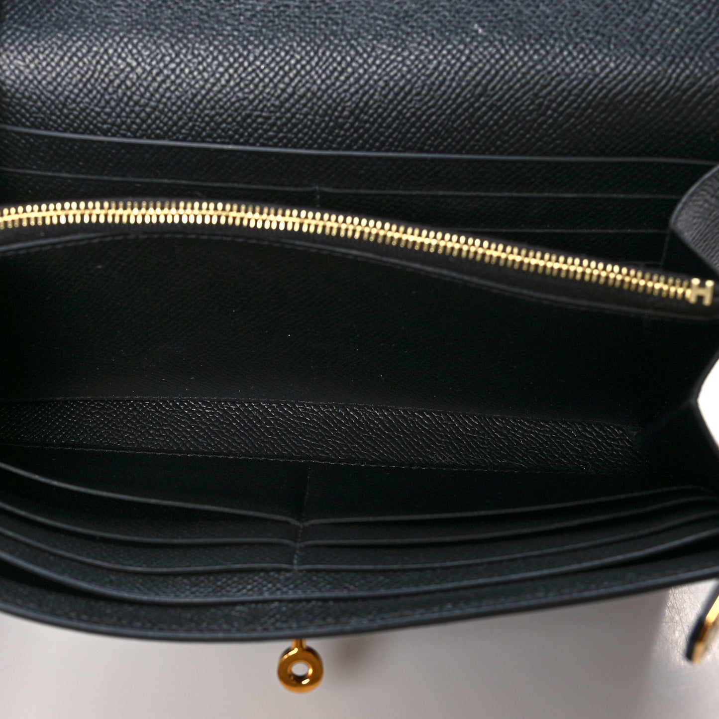 Epsom Kelly Longue Wallet Black