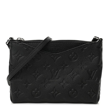 Louis Vuitton Empreinte Pallas Crossbody Black 1 of 9