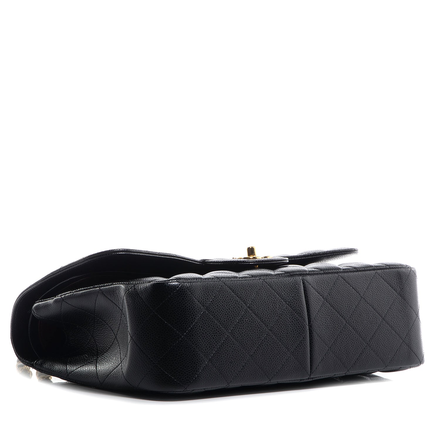Chanel Caviar Quilted Jumbo Double Flap Black 4 of 10