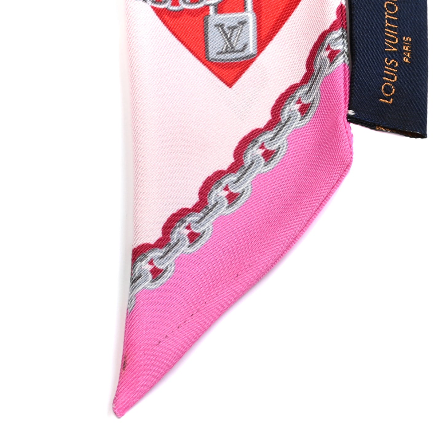 Silk Lucky Monogram BB Bandeau Rose Pop