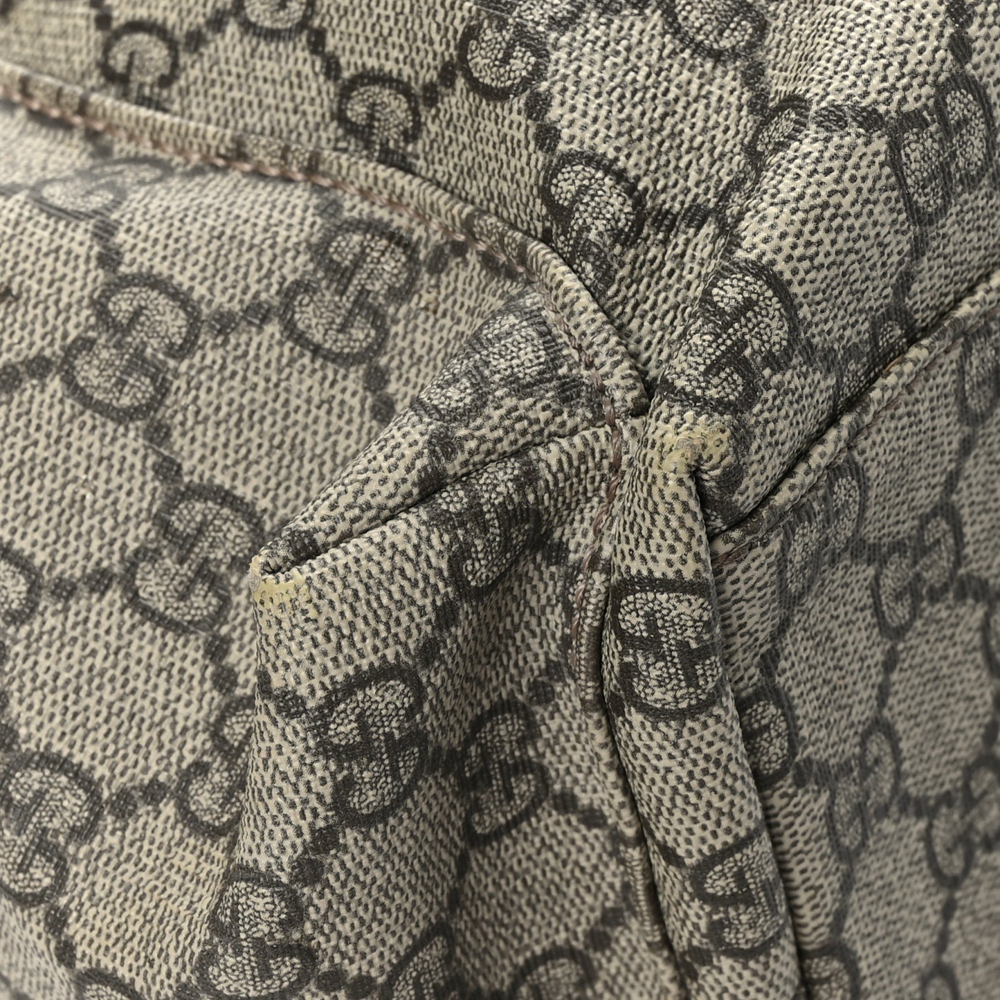 GG Plus Monogram Messenger Diaper Bag Dark Brown