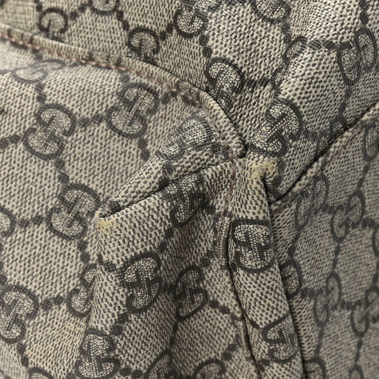 Gucci GG Plus Monogram Messenger Diaper Bag Dark Brown 10 of 13