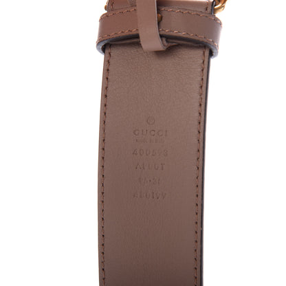Gucci Calfskin Double G 40mm Belt 95 38 Porcelain Rose 3 of 4