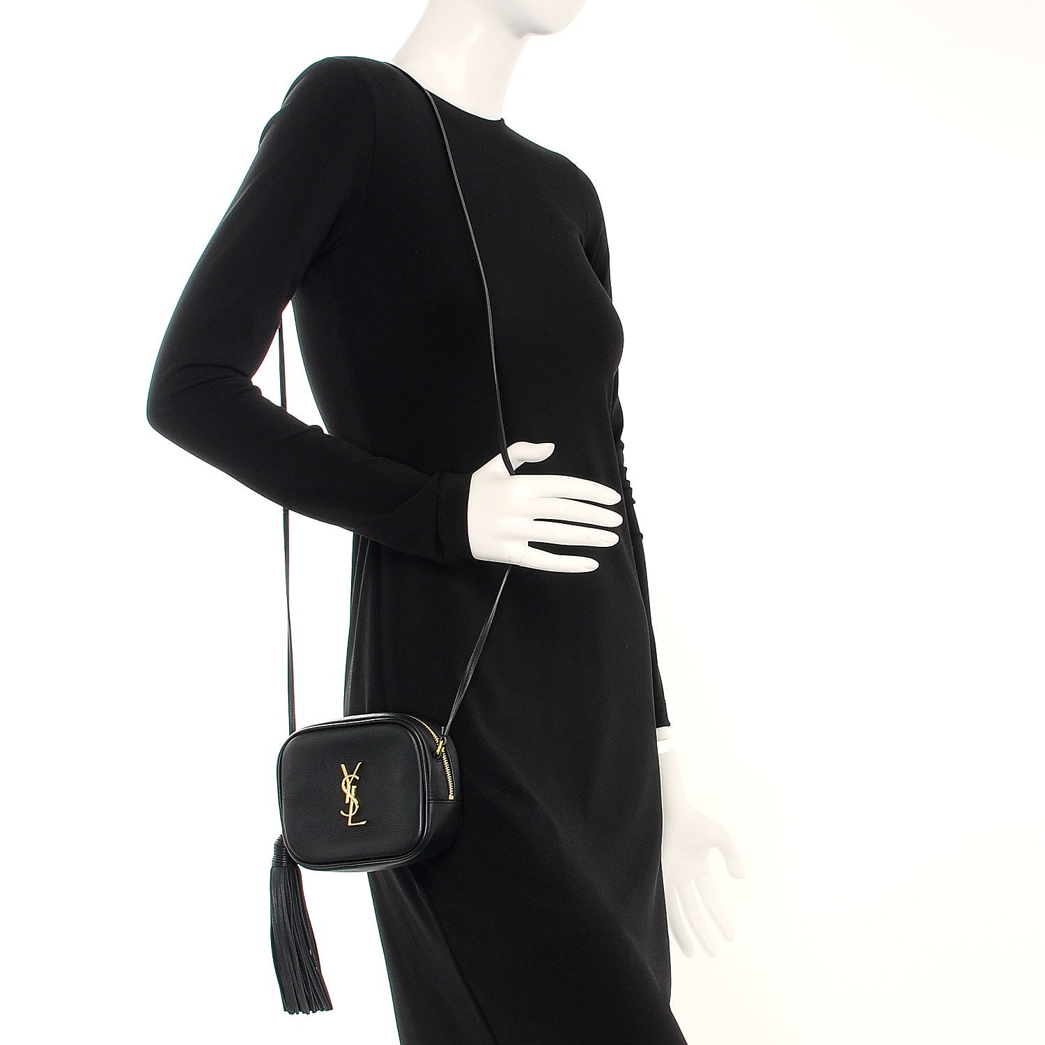 Saint Laurent Nappa Monogram Blogger Bag Black 2 of 8