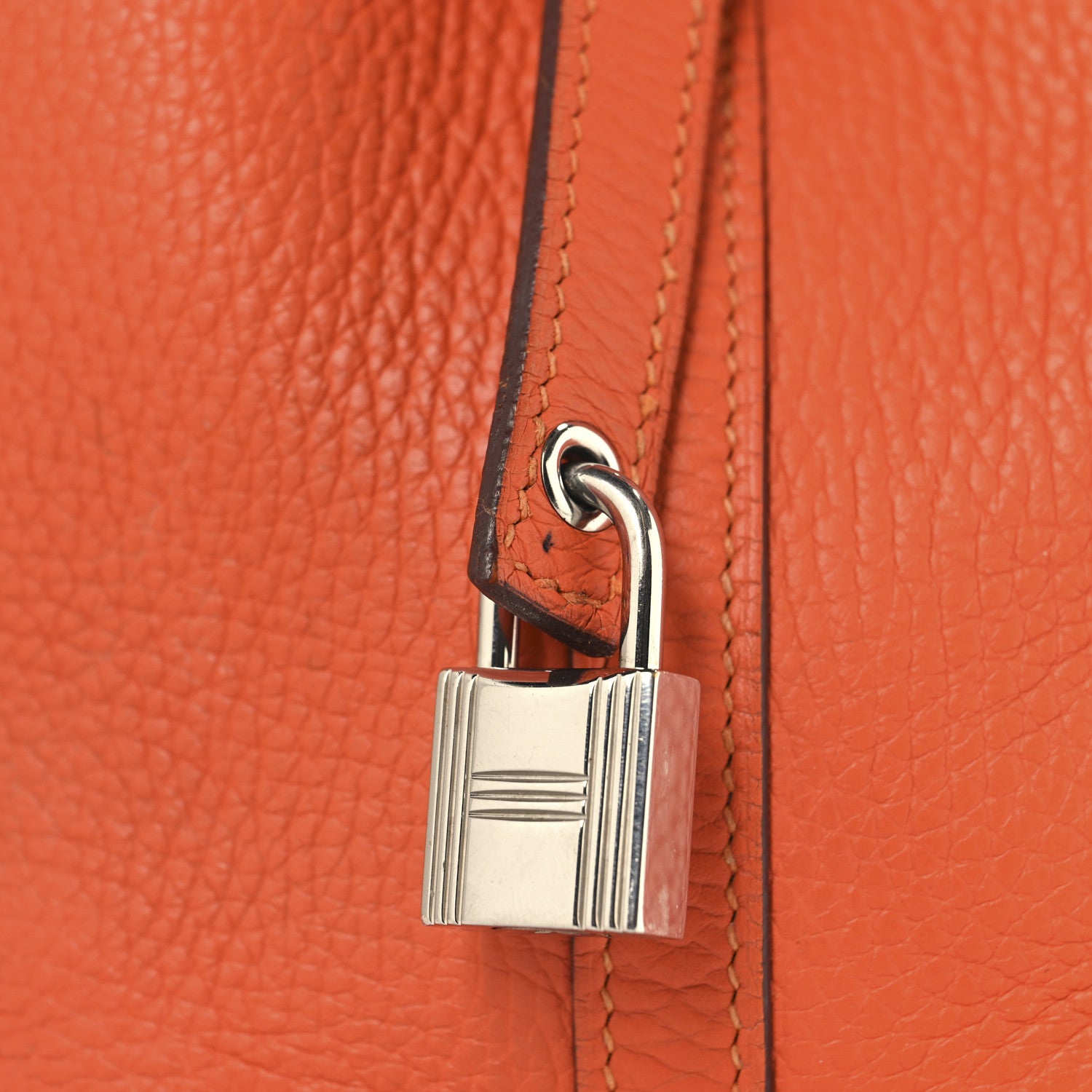 Hermes Taurillon Clemence Picotin Lock 18 PM Orange 14 of 15