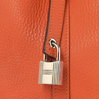 Hermes Taurillon Clemence Picotin Lock 18 PM Orange 14 of 15