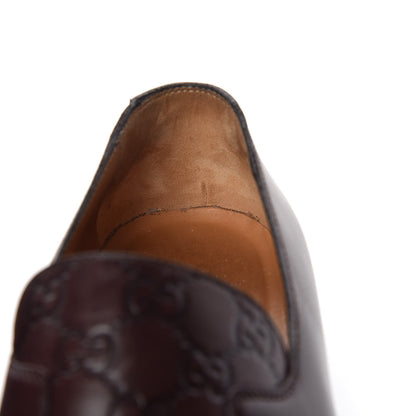 Gucci Guccissima Calfskin Mens Venetian Loafers 10.5 Brown 13 of 16