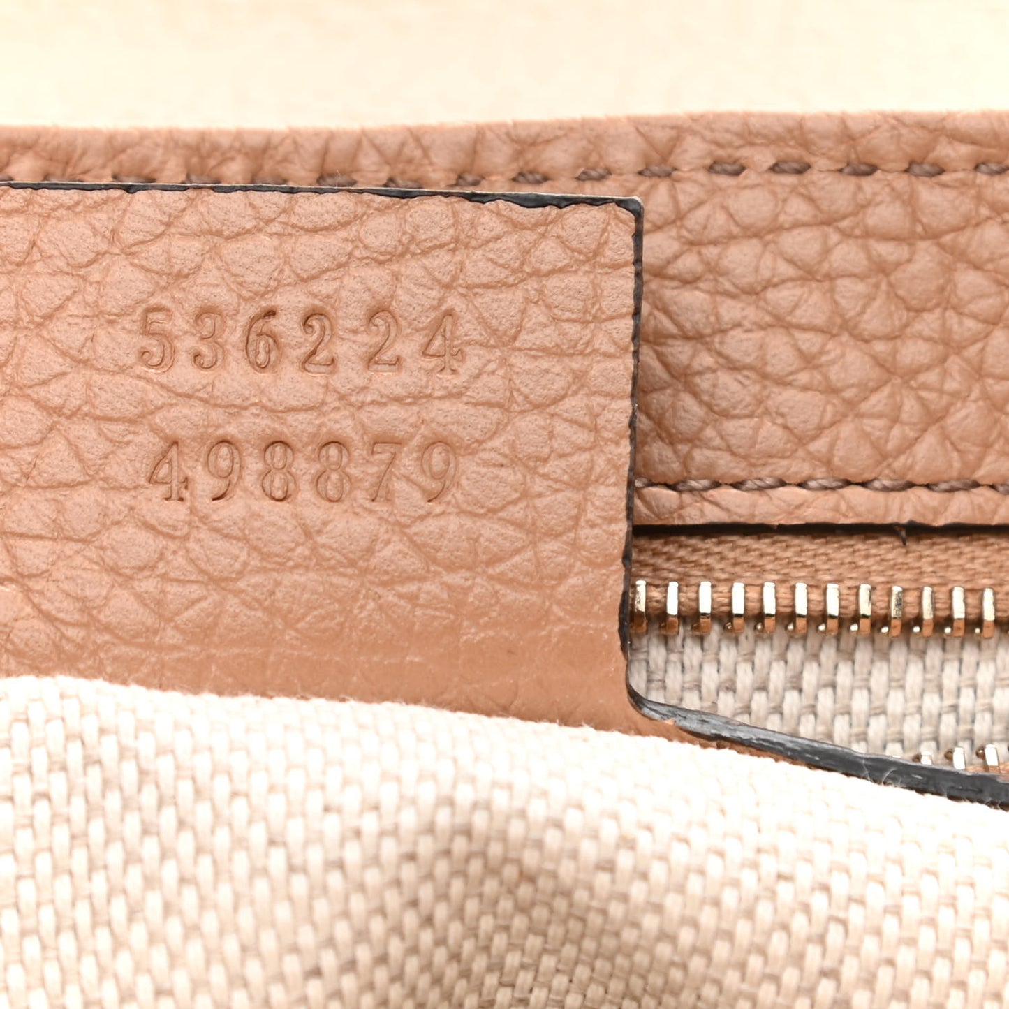 Pebbled Calfskin Medium Soho Flap Crossbody Camelia