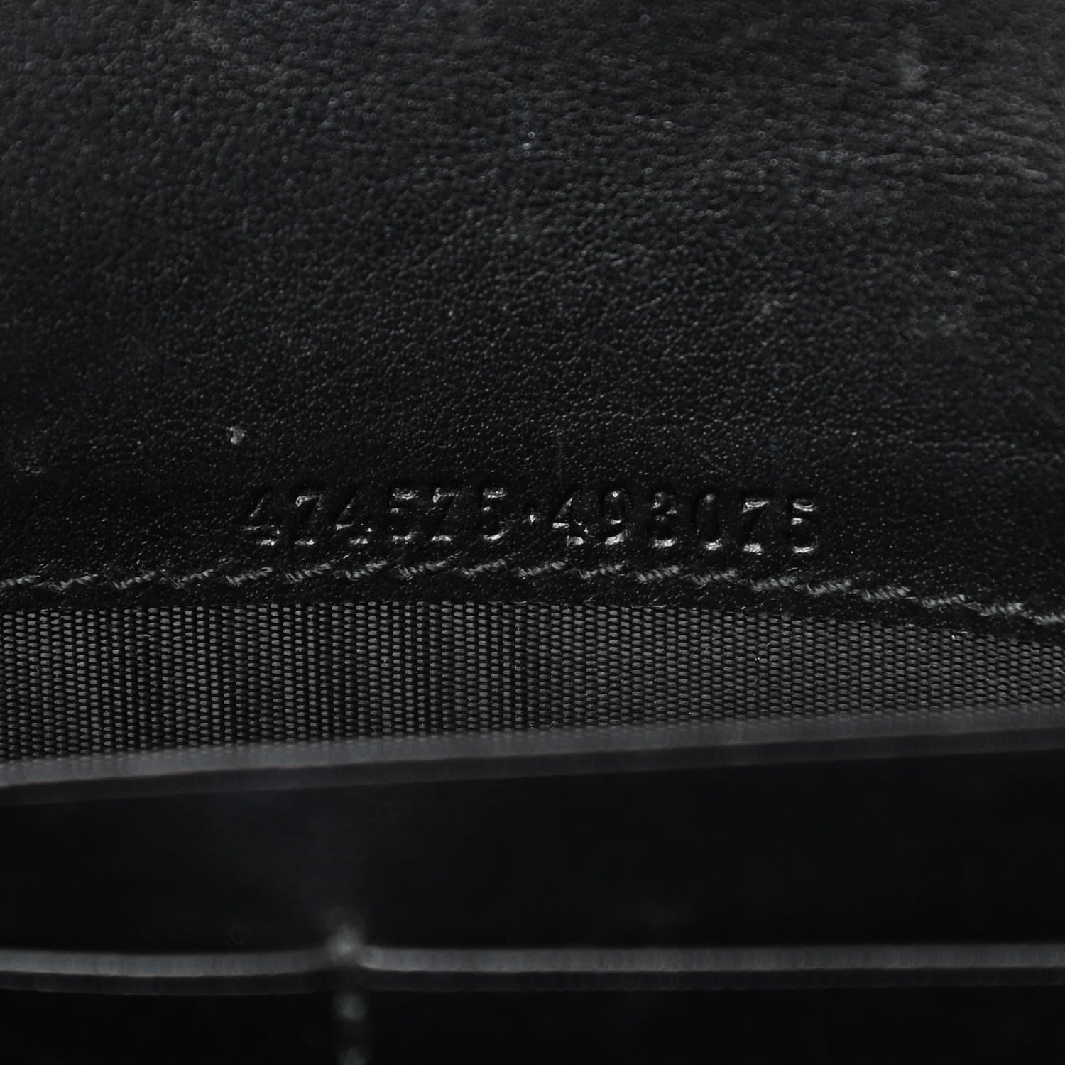 Gucci Calfskin Matelasse GG Marmont Chain Wallet Black 7 of 13