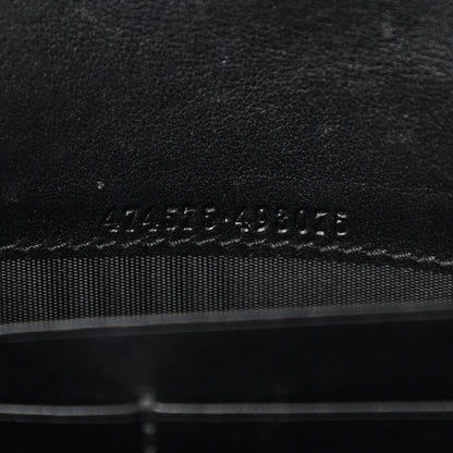 Gucci Calfskin Matelasse GG Marmont Chain Wallet Black 7 of 13