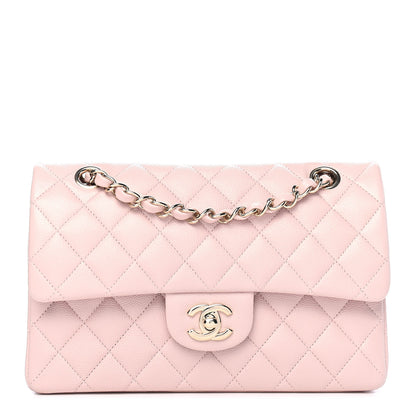 Chanel Caviar Quilted Small Double Flap Light Pink 1 of 9