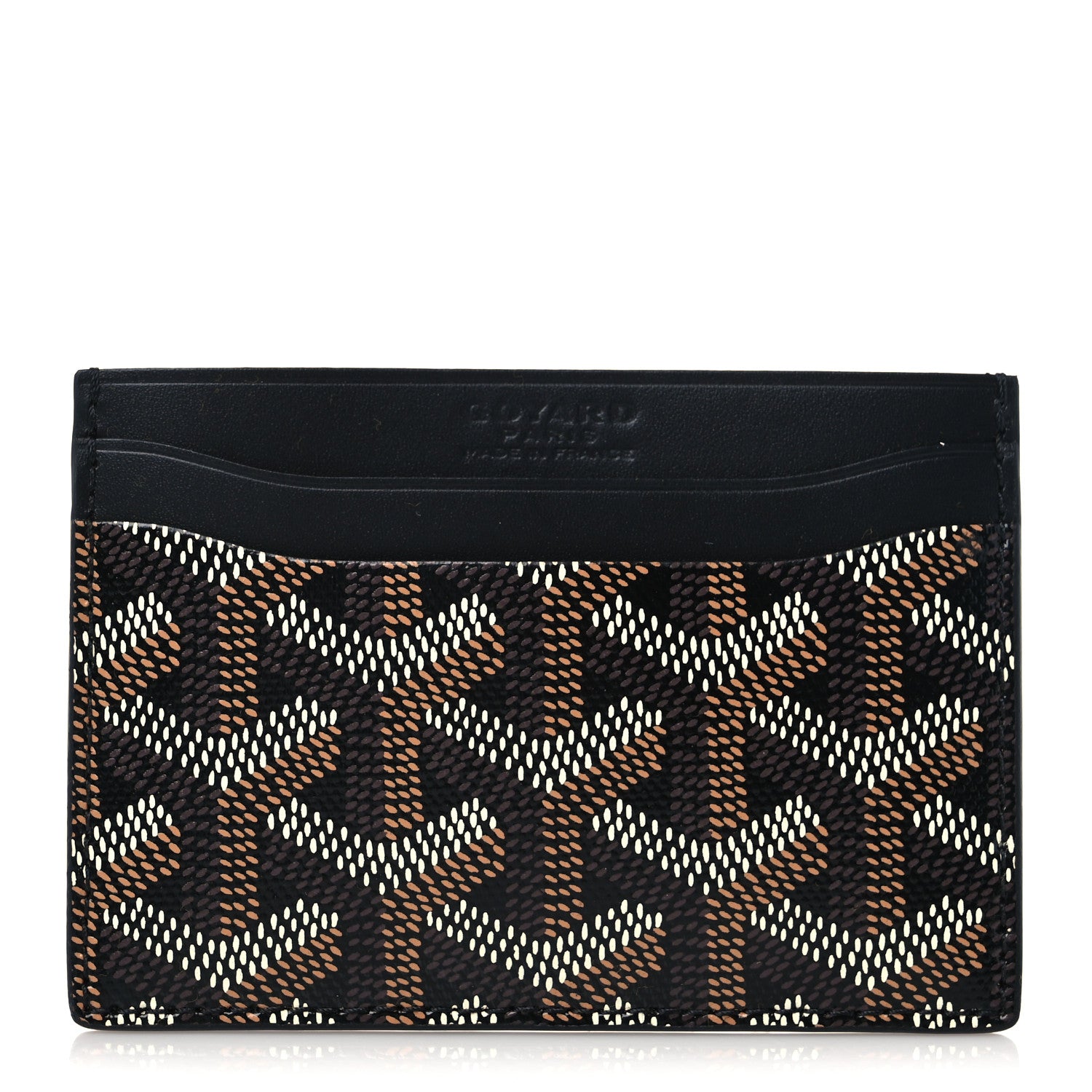 Goyard Goyardine Saint Sulpice Card Holder Black 1 of 6