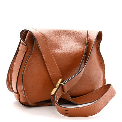 Chloe Calfskin Medium Marcie Round Crossbody Bag Tan 3 of 10